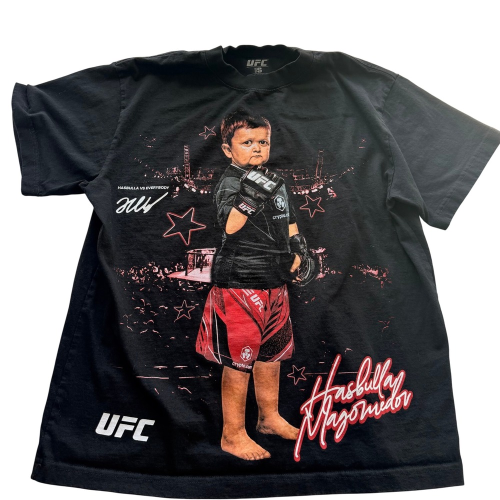 UFC Hasbulla Magomedov Heroic Mens Tshirt Small Boxy Tee Fan Merch